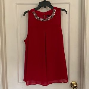 Sheer layered summer blouse